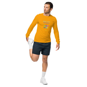 Unisex Long Sleeve Tee - Keep Calm And Embrace The XGO VIBE Hands Up Baby!
