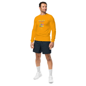 Unisex Long Sleeve Tee - Keep Calm And Embrace The XGO VIBE Hands Up Baby!