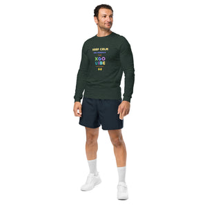 Unisex Long Sleeve Tee - Keep Calm And Embrace The XGO VIBE Hands Up Baby!
