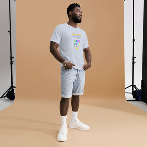 Unisex t-shirt - Keep Calm And Embrace The XGO Vibe - Hands Up Baby!