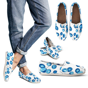 Women's blue casual shoes