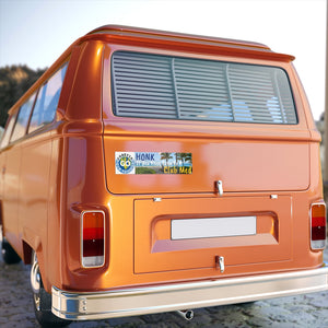 Bumper Stickers - " Honk If You Have Been To A Club Med - Forever GO