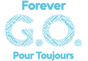 Unisex T-shirt -  Front and back print- Reunion 2022 Forever GO - White with Turkoise & Gold Trident ( A portion of the sale will go towards the Forever GO Charity)