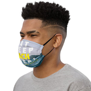 EAT, SLEEP. BEACH, REPEAT  - The G.O. Life Style Premium Reuseable Face Mask - Unisex
