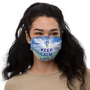 Keep Calm and Go To Club Med Reusable Premium face mask