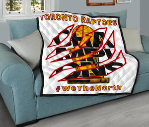 Toronto Raptors Quilt Black