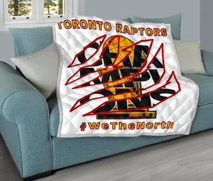 Toronto Raptors Premium Quilt White