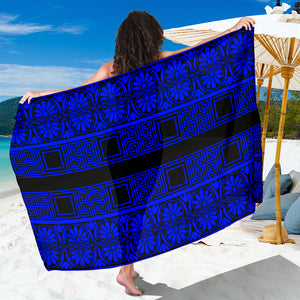 Sarong Black & Blue