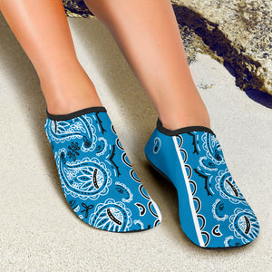 Sky Blue Bandana Water Shoes