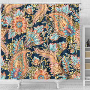 Romantic Paisley Shower Curtain