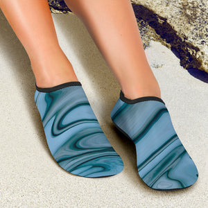 Blue Marble Effect Beach Shoes