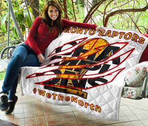 Toronto Raptors Premium Quilt White