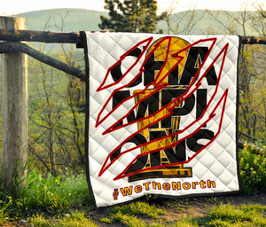 Toronto Raptors Quilt Black