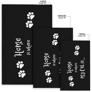 Cat Home Area Rug