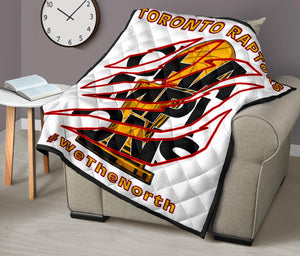 Toronto Raptors Quilt Black