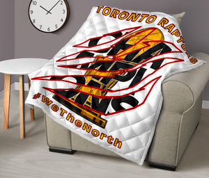 Toronto Raptors Premium Quilt White