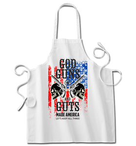 Guns Guts And Guts Apron