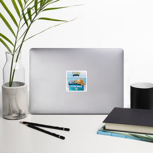 Bubble-free stickers - Smile if you have been to a Club Med -New Forever GO  ( New Logo)