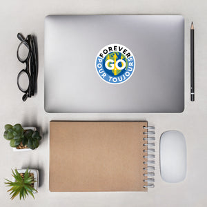 Bubble-free stickers - Forever Go Stickers ( new logo) Perfect For Suitcases, Laptops, Phone, Notebooks etc.