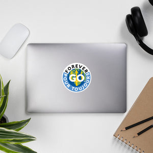 Bubble-free stickers - Forever Go Stickers ( new logo) Perfect For Suitcases, Laptops, Phone, Notebooks etc.