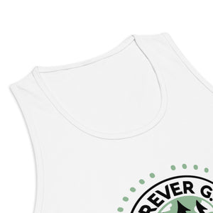 Men’s premium tank top - Forever G.O. Logo Where Life and Happiness Meet