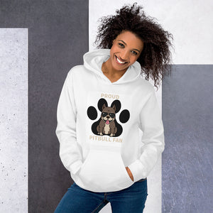 Unisex Hoodie Proud Pitbull Fan- By Gidan