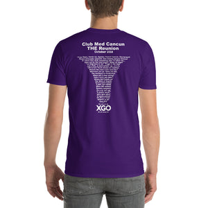 CLUB MED CANCUN THE REUNION-  Adult  Short-Sleeve T-Shirt - with white print