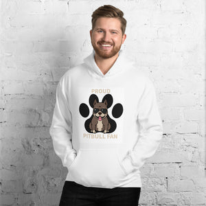 Unisex Hoodie Proud Pitbull Fan- By Gidan