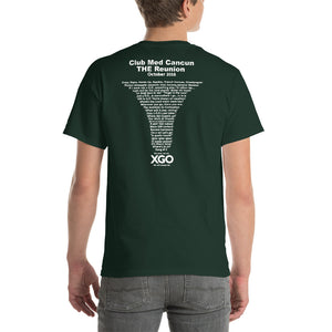 CLUB MED CANCUN THE REUNION Short-Sleeve T-Shirt - Heavier Cotton T-shirt -With White Print