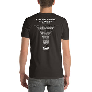 CLUB MED CANCUN THE REUNION-  Adult  Short-Sleeve T-Shirt - with white print