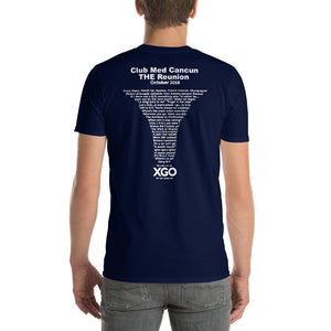CLUB MED CANCUN THE REUNION-  Adult  Short-Sleeve T-Shirt - with white print