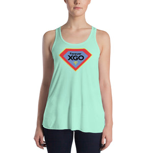 Forever XGO Ladies Flowy Tank Club Med shirt by Bella + Canvas- Racerback Tank