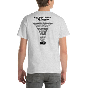 CLUB MED CANCUN THE REUNION Short-Sleeve T-Shirt - Heavier Cotton T-shirt -With Black Print
