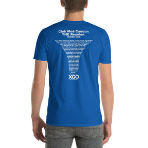 CLUB MED CANCUN THE REUNION-  Adult  Short-Sleeve T-Shirt - with white print