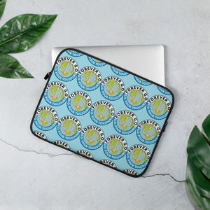 Forever G.O. For Toujours Multi-Logo Super Soft Laptop Sleeve To protect any notebooks. Available size in 13.5" and 14 3/4".
