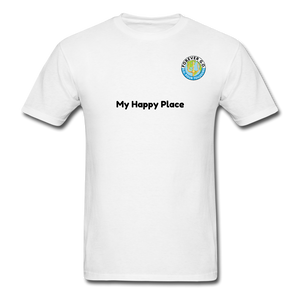 Unisex Classic T-Shirt  Forever GO -My Happy Place - white