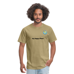 Unisex Classic T-Shirt  Forever GO -My Happy Place - khaki
