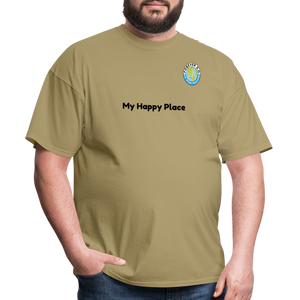 Unisex Classic T-Shirt  Forever GO -My Happy Place - khaki
