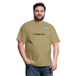 Unisex Classic T-Shirt  Forever GO -My Happy Place - khaki