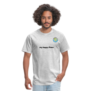 Unisex Classic T-Shirt  Forever GO -My Happy Place - heather gray