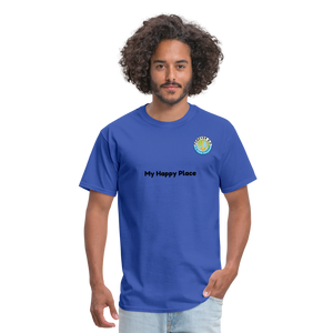 Unisex Classic T-Shirt  Forever GO -My Happy Place - royal blue