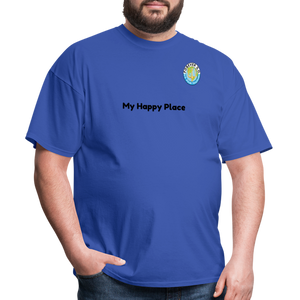 Unisex Classic T-Shirt  Forever GO -My Happy Place - royal blue