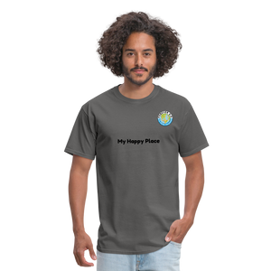 Unisex Classic T-Shirt  Forever GO -My Happy Place - charcoal