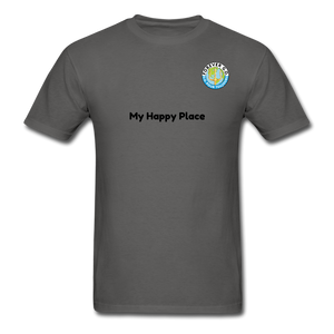 Unisex Classic T-Shirt  Forever GO -My Happy Place - charcoal