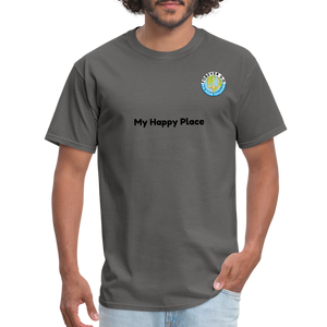 Unisex Classic T-Shirt  Forever GO -My Happy Place - charcoal