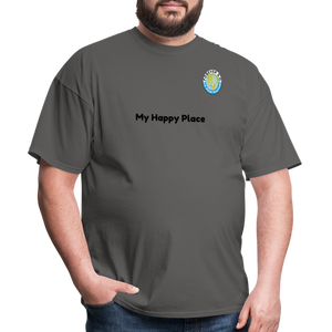 Unisex Classic T-Shirt  Forever GO -My Happy Place - charcoal