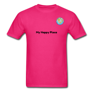 Unisex Classic T-Shirt  Forever GO -My Happy Place - fuchsia