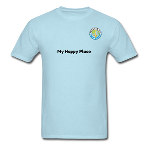 Unisex Classic T-Shirt  Forever GO -My Happy Place - powder blue