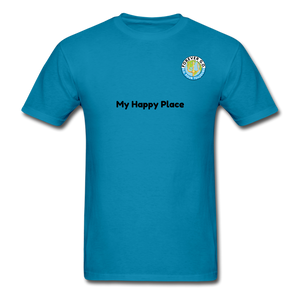 Unisex Classic T-Shirt  Forever GO -My Happy Place - turquoise