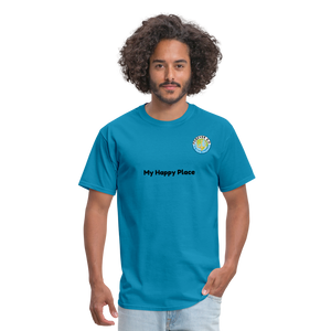 Unisex Classic T-Shirt  Forever GO -My Happy Place - turquoise